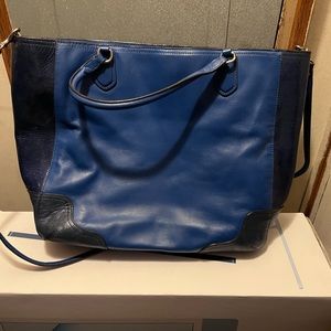 Blue coach purse